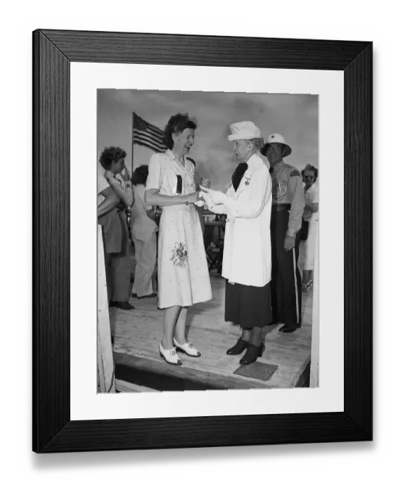 Framed Print : Amy Otis Earhart Presenting Award Framed Print : Amy Otis Earhart Presenting Award