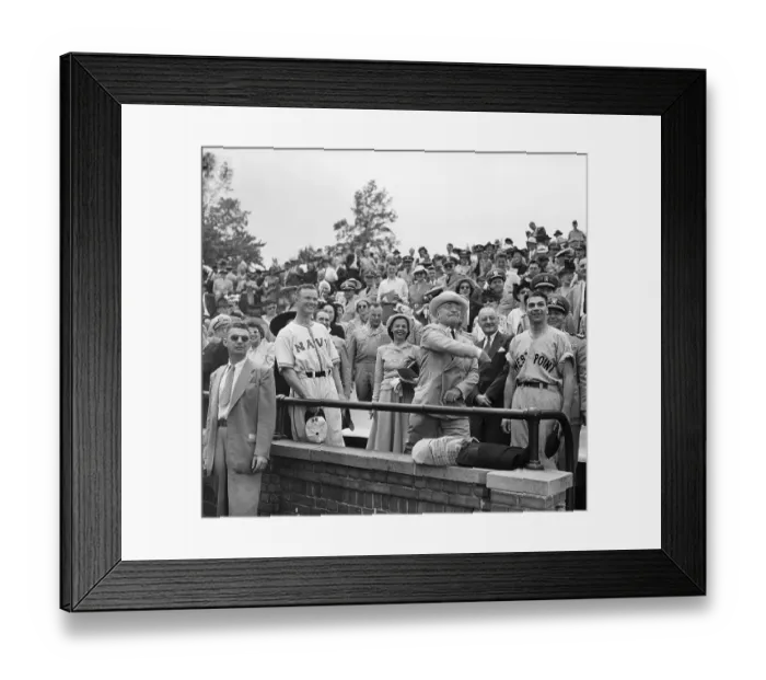 Framed Print : Truman Throwing Out First Baseball Framed Print : Truman Throwing Out First Baseball
