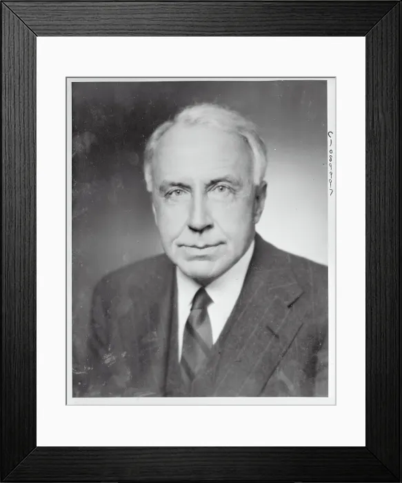 Framed Print : Portrait of Raymond B. Fosdick