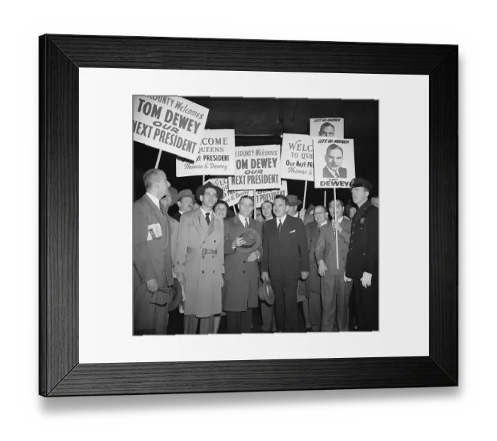 Framed Print : Thomas Dewey at Grand Cental Station Framed Print : Thomas Dewey at Grand Cental Station