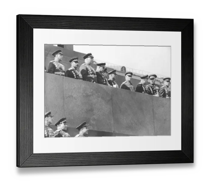 Framed Print : Stalin Reviewing Troops In Moscow Framed Print : Stalin Reviewing Troops In Moscow