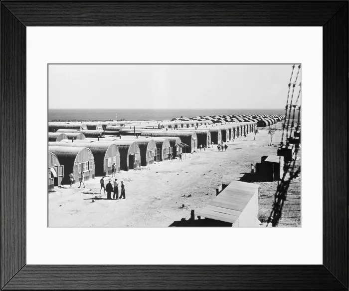 Framed Print : Jewish Refugees Being Interned Framed Print : Jewish Refugees Being Interned