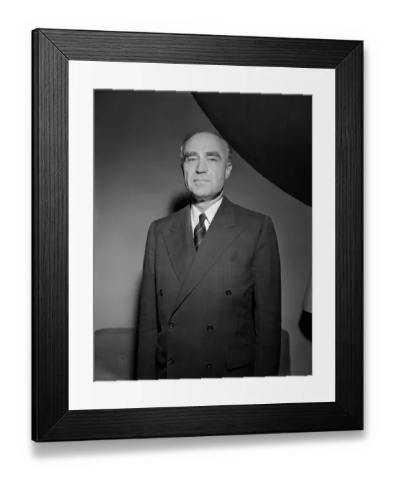 Framed Print : Portrait of American Publisher Henry Luce Framed Print : Portrait of American Publisher Henry Luce