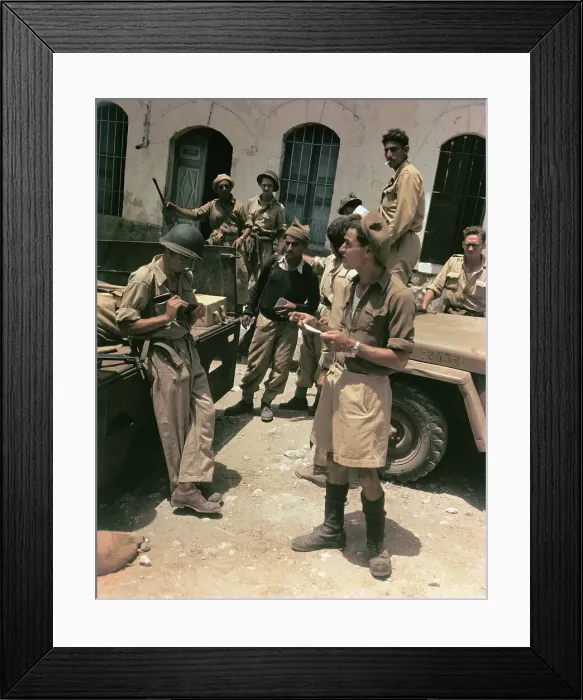Framed Print : View of Haganah Troops Framed Print : View of Haganah Troops