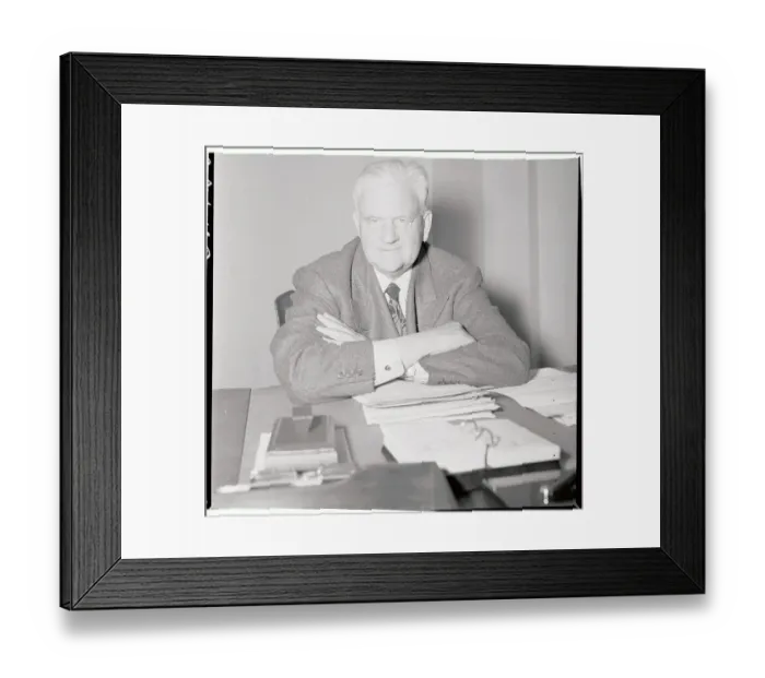 Framed Print : Portrait of Roger D Lapham Framed Print : Portrait of Roger D Lapham