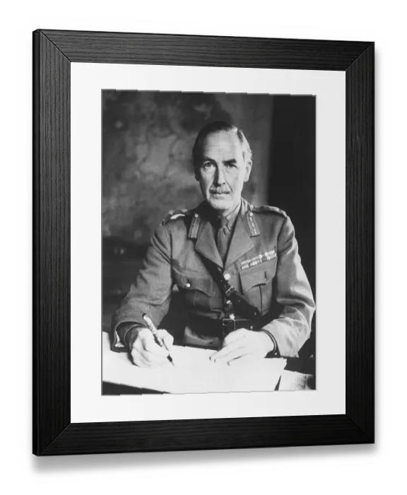Framed Print : General Alan Cunningham Framed Print : General Alan Cunningham