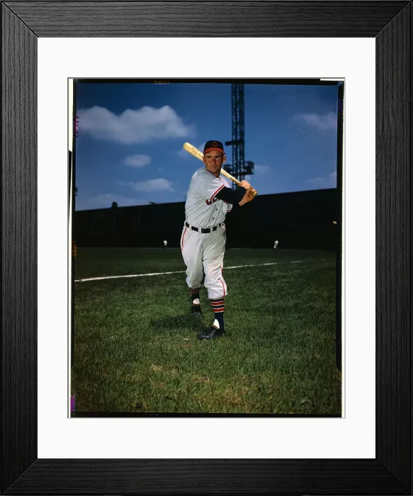 Framed Print : Joe Gordon Swinging Baseball Bat Framed Print : Joe Gordon Swinging Baseball Bat