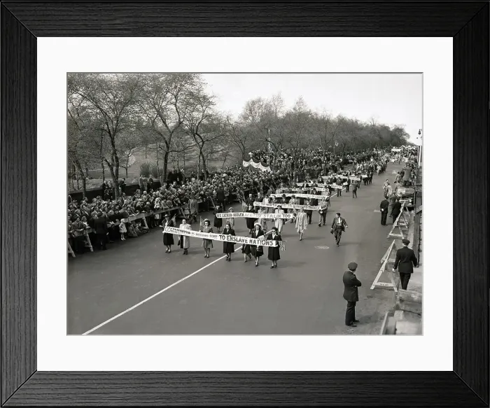 Framed Print : Polish Loyalty Parade in Manhattan Framed Print : Polish Loyalty Parade in Manhattan