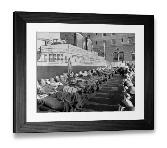 Framed Print : Whitney's deck chairs at Coney Island Framed Print : Whitney's deck chairs at Coney Island