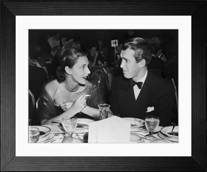 Framed Print : Mrs. Howard Hawks Takes Dinner Framed Print : Mrs. Howard Hawks Takes Dinner