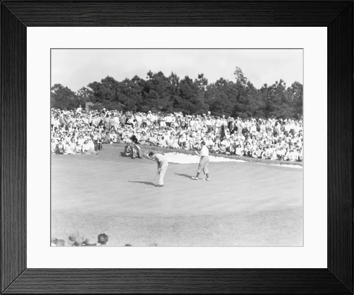 Framed Print : Claude Harmon Putting At Masters Framed Print : Claude Harmon Putting At Masters