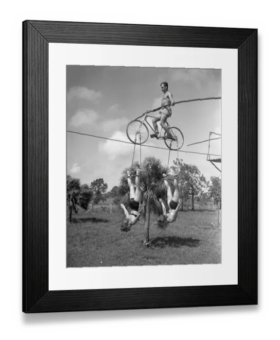 Framed Print : Spring Training for the Circus Framed Print : Spring Training for the Circus