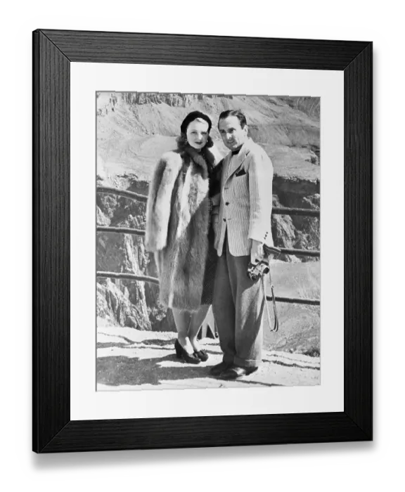 Framed Print : Portrait of June Lang and John Roselli Framed Print : Portrait of June Lang and John Roselli