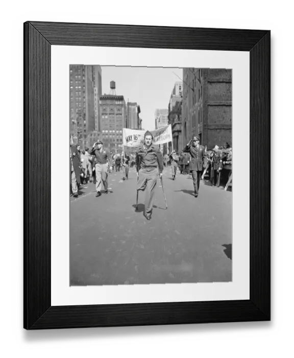 Framed Print : Parade For Jewish Soldiers Framed Print : Parade For Jewish Soldiers