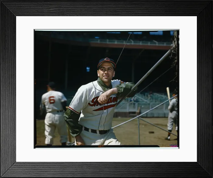 Framed Print : Lou Boudreau Posing on Baseball Field Framed Print : Lou Boudreau Posing on Baseball Field