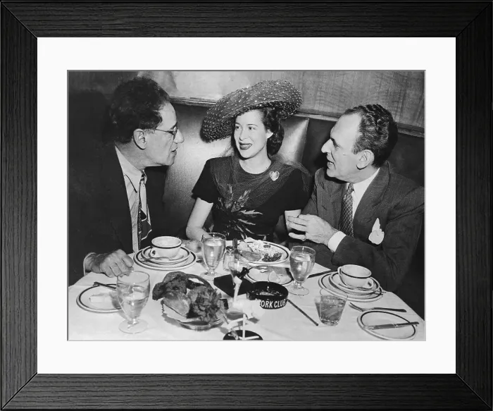 Framed Print : People Talking at Stork Club Framed Print : People Talking at Stork Club