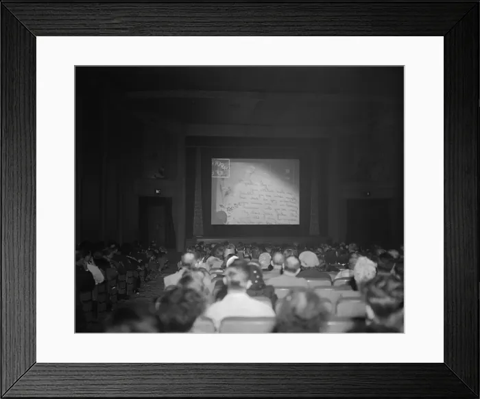 Framed Print : Crowd Sitting in Theater Auditorium Framed Print : Crowd Sitting in Theater Auditorium