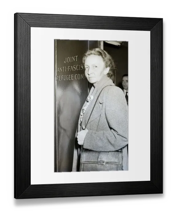 Framed Print : Irene Joliot-Curie in New York Framed Print : Irene Joliot-Curie in New York