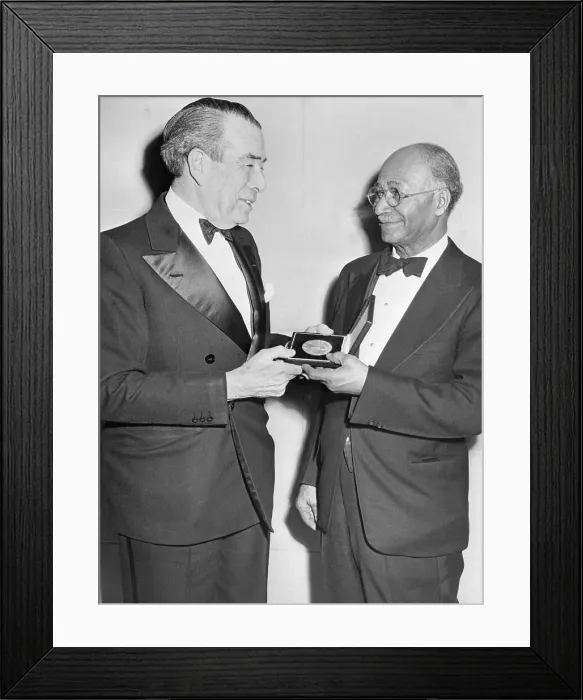 Framed Print : Matt Henson Receiving Gold Medal Framed Print : Matt Henson Receiving Gold Medal