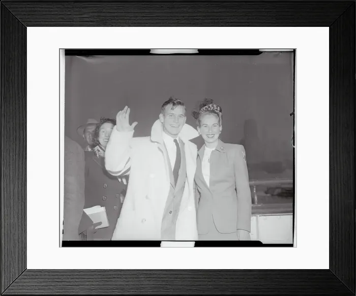 Framed Print : Dick Button and Mrs. Gretchen Fraser Framed Print : Dick Button and Mrs. Gretchen Fraser