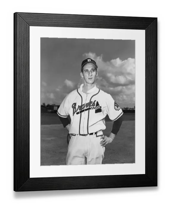 Framed Print : Pitcher Warren Spahn Framed Print : Pitcher Warren Spahn