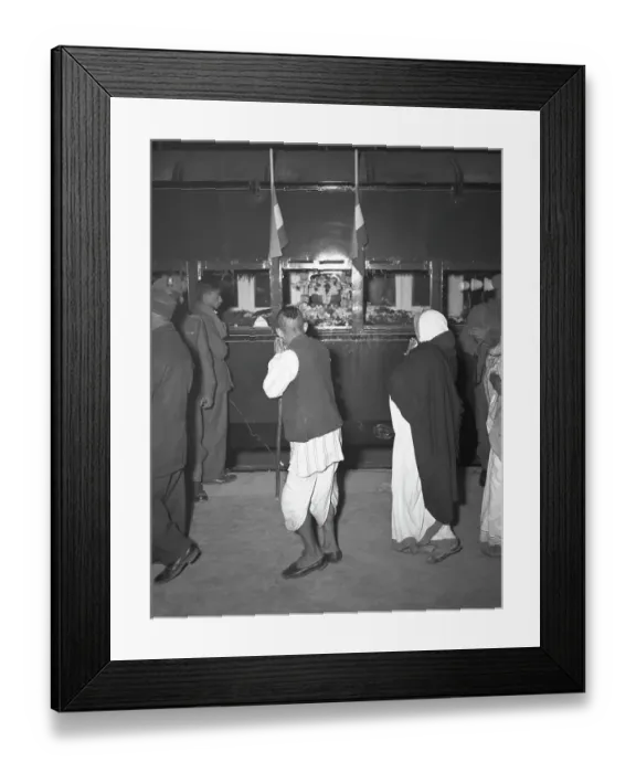 Framed Print : Mahatma Gandhi's Funeral Framed Print : Mahatma Gandhi's Funeral
