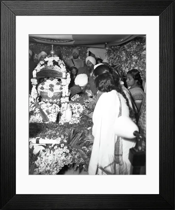 Framed Print : Mahatma Gandhi's Funeral Framed Print : Mahatma Gandhi's Funeral
