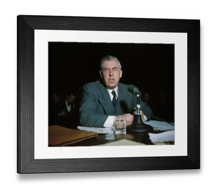 Framed Print : Henry A. Wallace Testifying at House Foreign Affairs Committee Framed Print : Henry A. Wallace Testifying at House Foreign Affairs Committee