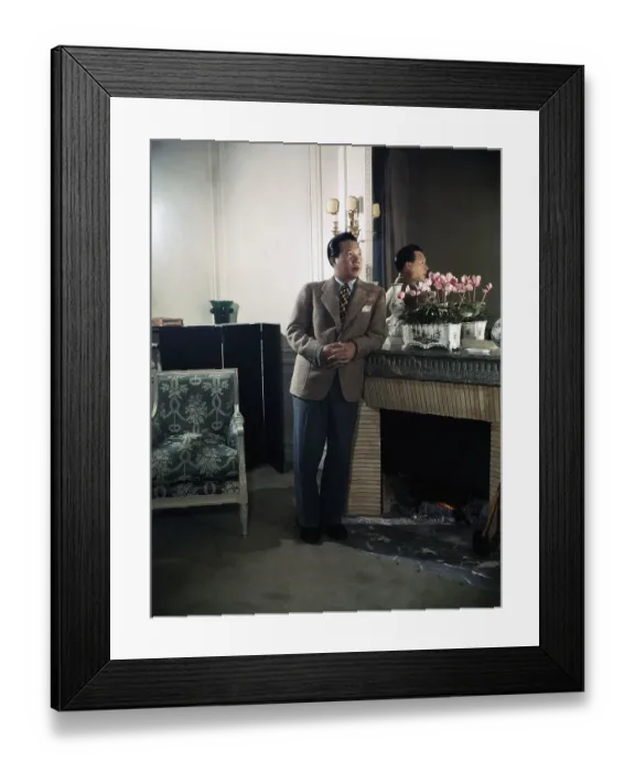 Framed Print : Portrait of Bao Dai Framed Print : Portrait of Bao Dai