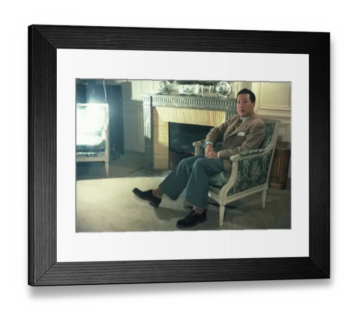 Framed Print : Portrait of Bao Dai Framed Print : Portrait of Bao Dai