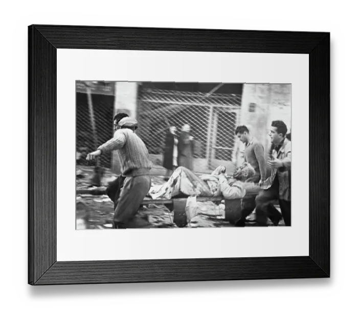 Framed Print : Bomb Blast in Jerusalem