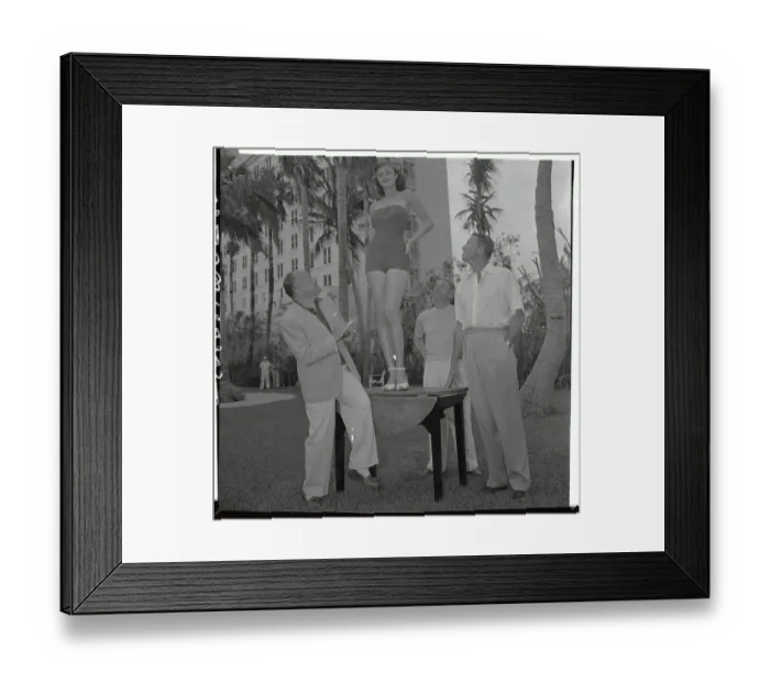 Framed Print : Mike Romanoff Among Judges of Greta Jaye Framed Print : Mike Romanoff Among Judges of Greta Jaye