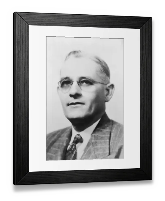Framed Print : Portrait of Governor Fielding Wright Framed Print : Portrait of Governor Fielding Wright