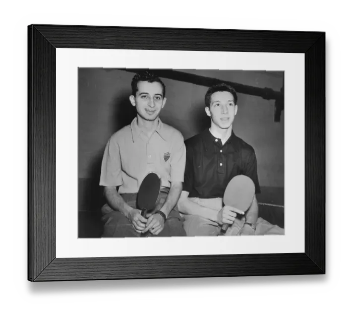 Framed Print : Table Tennis Champions