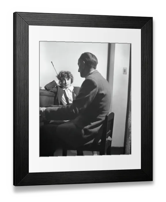 Framed Print : Child Prodigy Conductor Ferruccio Burco