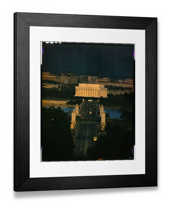 Framed Print : Washington, DC, in Night View Framed Print : Washington, DC, in Night View