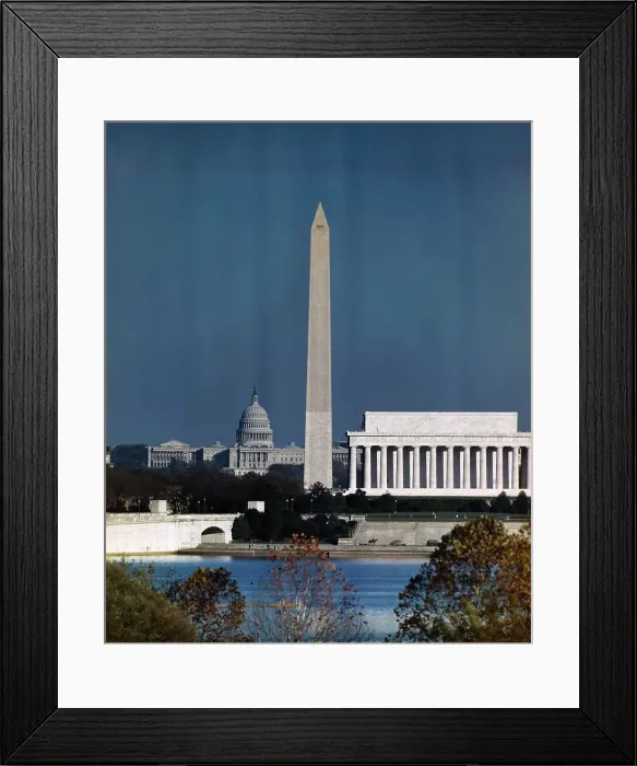 Framed Print : Washington, DC Skyline