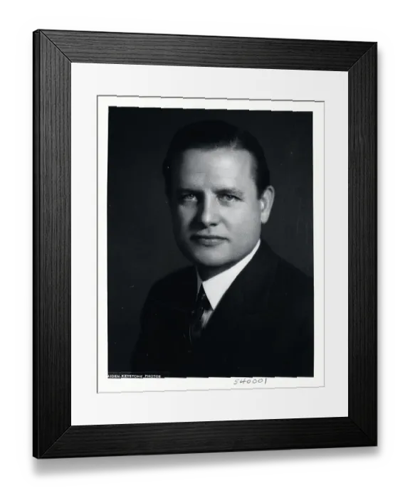 Framed Print : John Jay Hopkins in Portrait Framed Print : John Jay Hopkins in Portrait