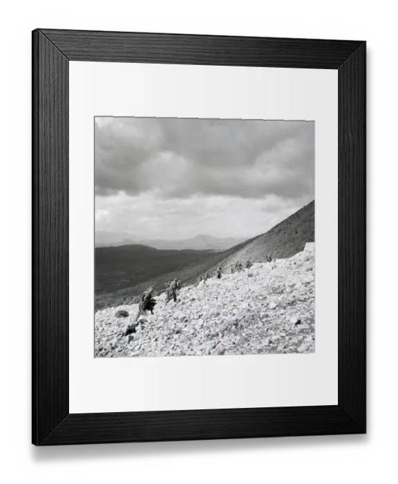 Framed Print : Infantrymen Storming Sniper Framed Print : Infantrymen Storming Sniper