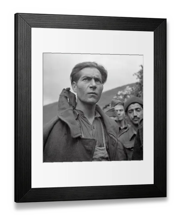 Framed Print : Greek Rebel After Being Captured Framed Print : Greek Rebel After Being Captured