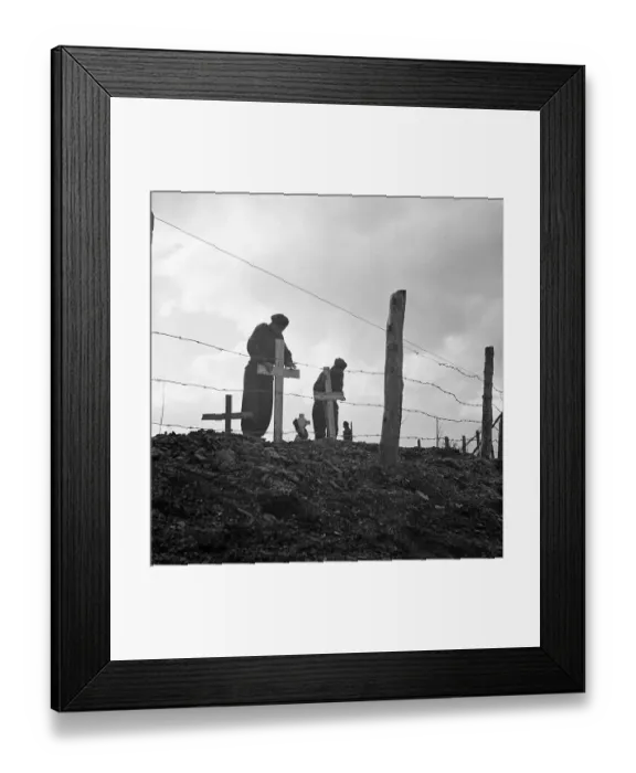 Framed Print : Cemetery for Greek Soldiers Framed Print : Cemetery for Greek Soldiers