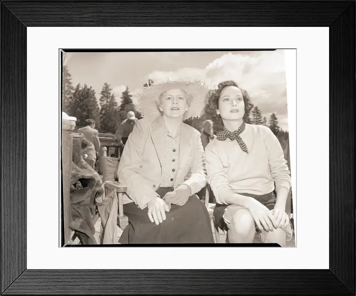 Framed Print : Ethel Barrymore and Merle Oberon Seated Framed Print : Ethel Barrymore and Merle Oberon Seated