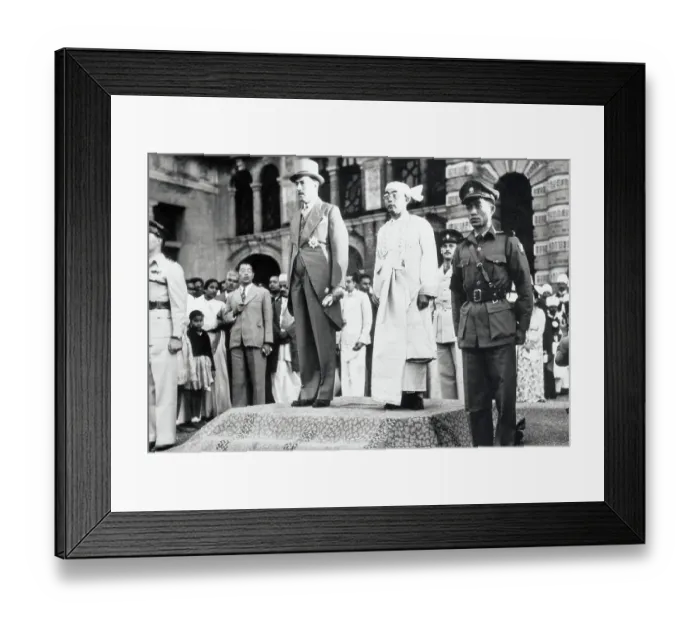 Framed Print : Burmese Independence Ceremony Framed Print : Burmese Independence Ceremony