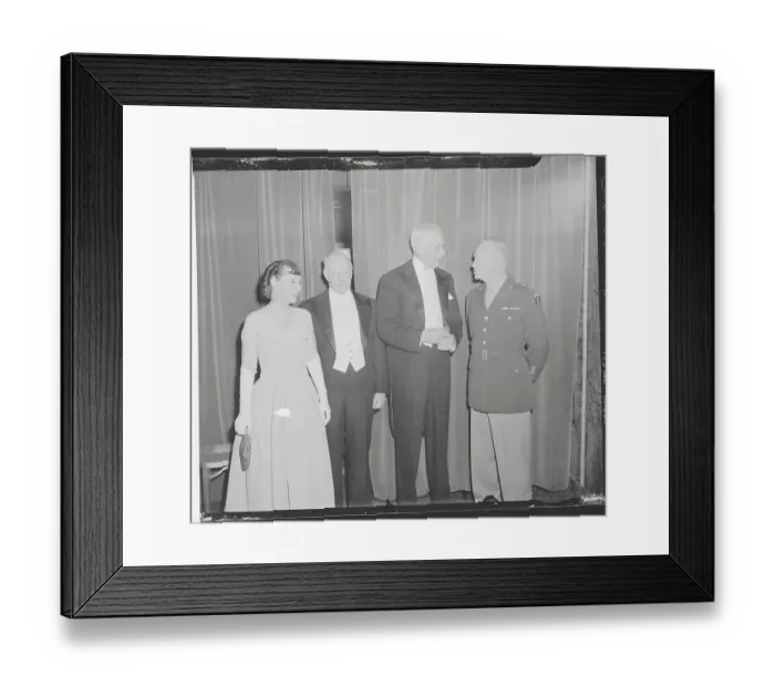 Framed Print : Dwight Eisenhower and Others