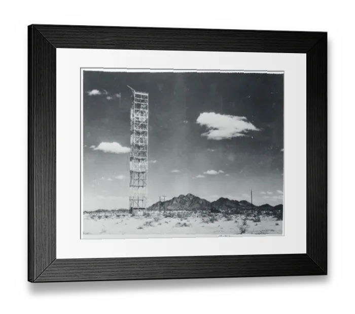 Framed Print : View of Army Weather Tower Framed Print : View of Army Weather Tower