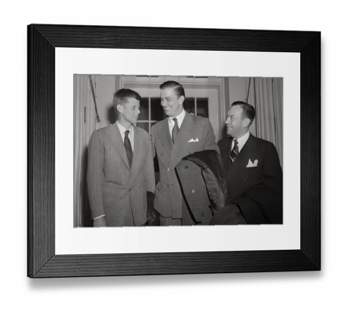 Framed Print : John F. Kennedy and Franklin D. Roosevelt Framed Print : John F. Kennedy and Franklin D. Roosevelt