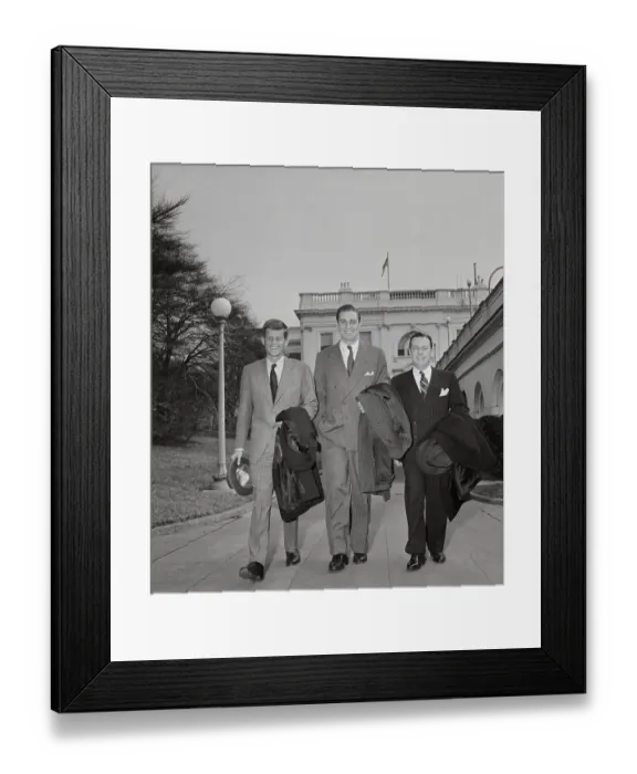 Framed Print : John F. Kennedy and Franklin D. Roosevelt Framed Print : John F. Kennedy and Franklin D. Roosevelt