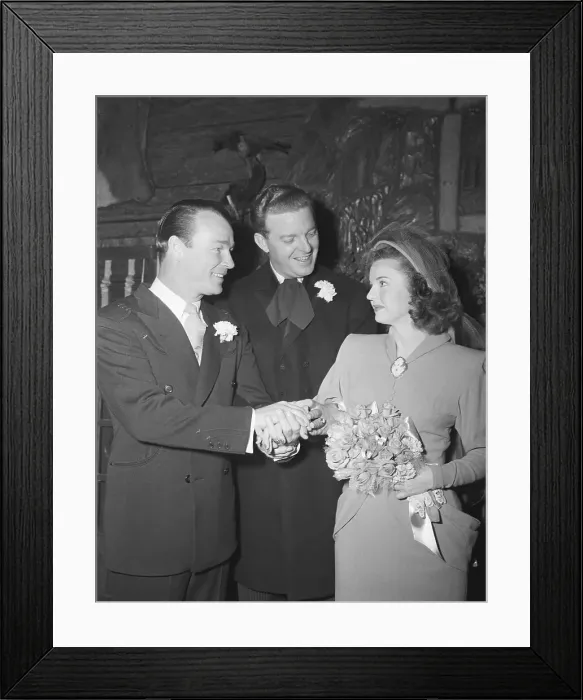 Framed Print : Roy Rogers And Dale Evans Wedding