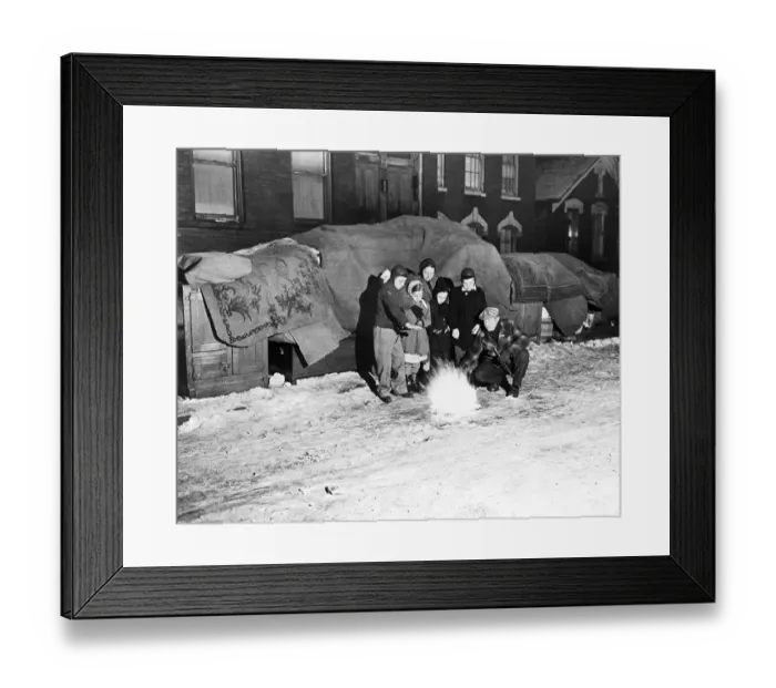 Framed Print : Family Evicted in Chicago Framed Print : Family Evicted in Chicago