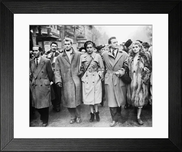 Framed Print : French Movie Stars Protest Bad Movies Framed Print : French Movie Stars Protest Bad Movies